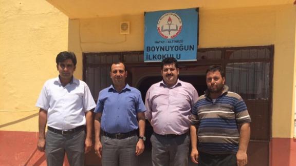 Altınözü İlçe Milli Eğitim Müdürü Mehmet GÜNER, Boynuyoğun İlkokulunu Ziyaret Etti