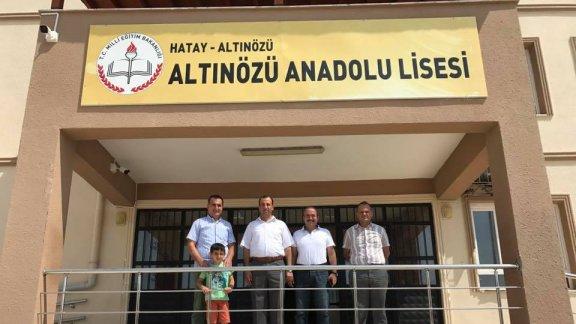 İlçe Milli Eğitim Müdürü Mehmet GÜNER Altınözü Anadolu Lisesini Ziyaret Etti
