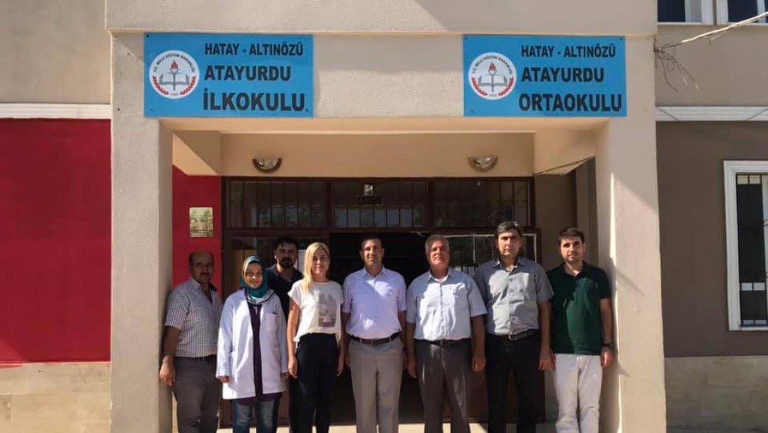 İlçe Milli Eğitim Müdürü Mehmet Güner Atayurdu İlk ve Ortaokulu Ziyaret etti.